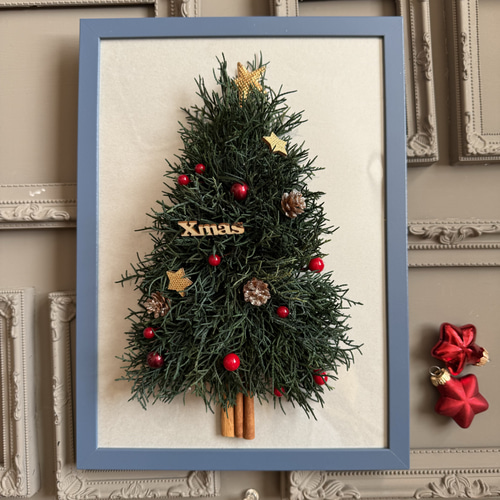 ②ブルーアイスのクリスマスツリー .ナチュラルクリスマス2025 大人