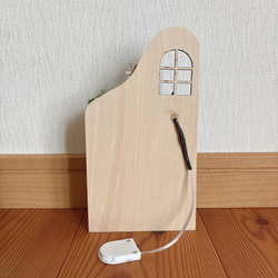 ミニチュア　灯りのともる白くまガーデン　照明　置物 7枚目の画像