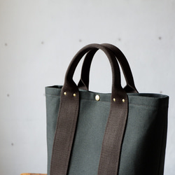 トートＭ◇Urban | 倉敷帆布 | ブラック 4枚目の画像