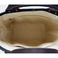 トートＭ◇Urban | 倉敷帆布 | ブラック 6枚目の画像