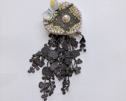 再販 ミナペルホネンハンドメイドコサージュ コサージュ ゆあこ 通販