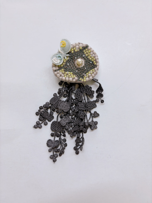 再販 ミナペルホネンハンドメイドコサージュ コサージュ ゆあこ 通販