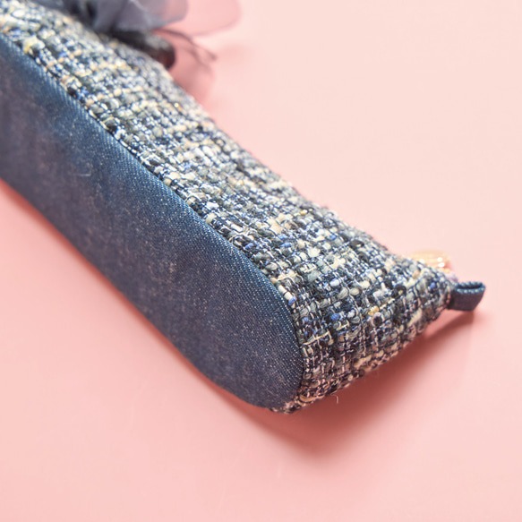 咲き編みプティ・パ・ポーチ｜lady｜noir（ノワール） 5枚目の画像