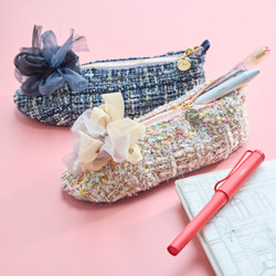 咲き編みプティ・パ・ポーチ｜lady｜noir（ノワール） 6枚目の画像