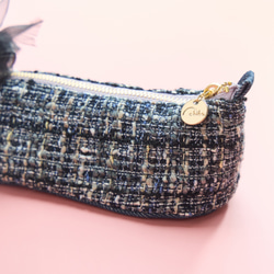 咲き編みプティ・パ・ポーチ｜lady｜noir（ノワール） 3枚目の画像