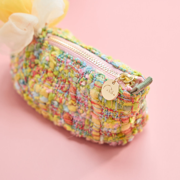 咲き編みプティ・パ・ポーチ｜baby｜jaune（ジョーヌ） 4枚目の画像