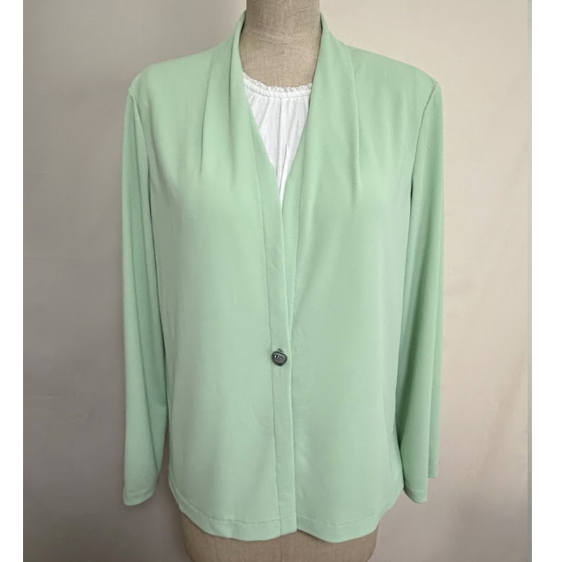 ライトグリーンのカーディガン 12号サイズ