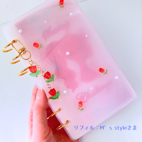 選べる2色】A6 レジン 貯金バインダー 家計管理｜積立貯金・saving