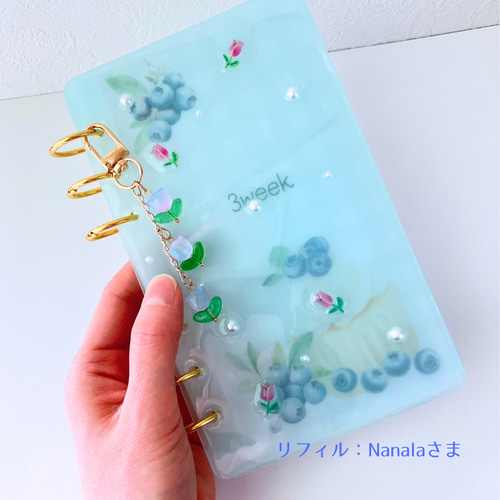 選べる2色】A6 レジン 貯金バインダー 家計管理｜積立貯金・saving