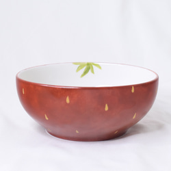 森のいちごのボウルM 4枚目の画像