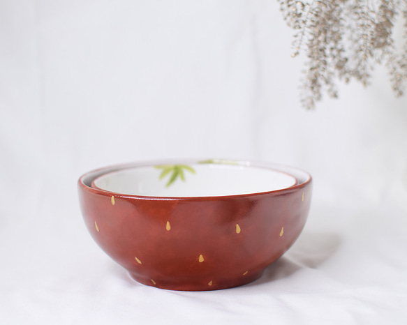 森のいちごのボウルM 12枚目の画像