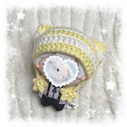 編み物 ちびぐるみ ぬい服 ボンネット レッド 赤 あみぐるみ riri 通販