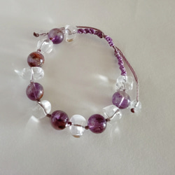 オパールペトリファイドウッド マクラメピアス ブルーオパールペトリファイドウッド ピアス（フック・チェーン） ぬち