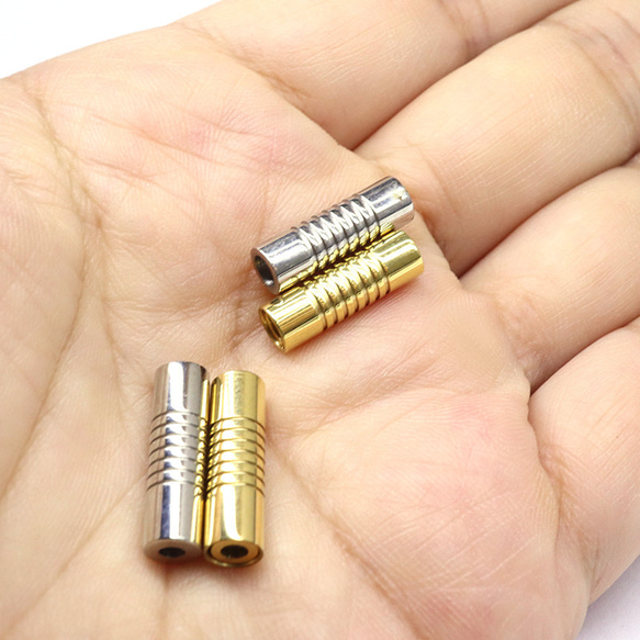 サージカルステンレス製 万能ネックレスブレスレット留め 金具手作りパーツ 7枚目の画像