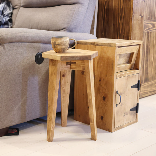 花台 高さ45cm 六角形 木製 スツール チェア イス おしゃれ シンプル