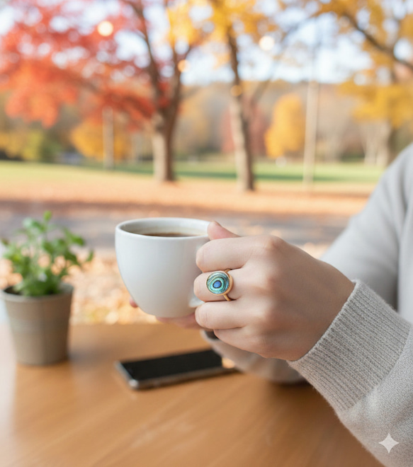 リング「avalon shell」 5枚目の画像