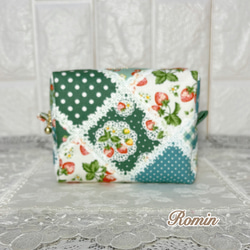 再販】ペットボトルカバー リバティカーラインローズ／レッド✴︎本革