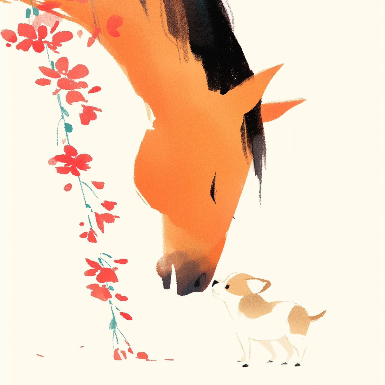 【福寿（2026年） - チワワ犬 No.1】午年・馬・謹賀新年・賀正・新春・迎春・子犬・ペットロス・うちの子・記念日・