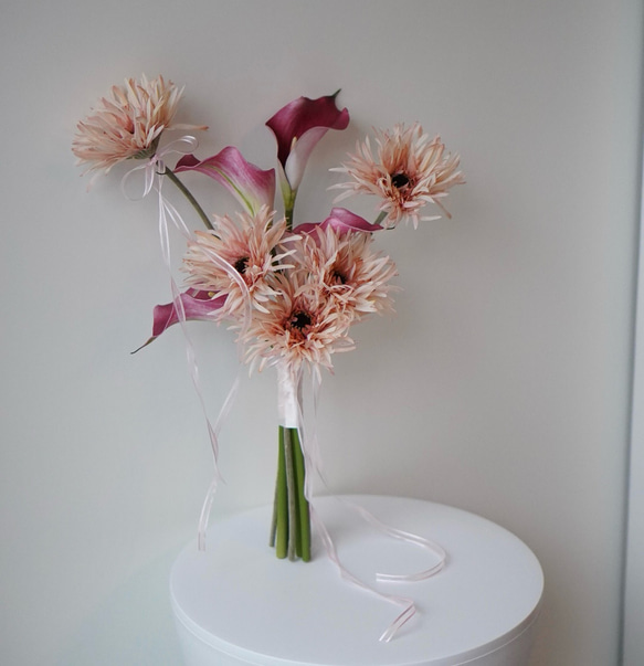 ウェディング ♡ クラッチブーケ アーティフィシャルフラワー 海外風