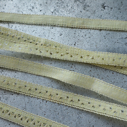 フランス 78㎝ アンティークレース　3種の柄 C1094 クリーム 5枚目の画像