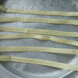 フランス 78㎝ アンティークレース　3種の柄 C1094 クリーム 4枚目の画像