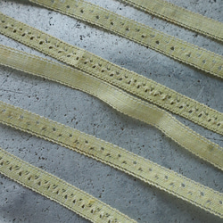 フランス 78㎝ アンティークレース　3種の柄 C1094 クリーム 3枚目の画像