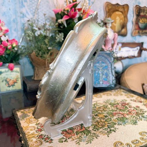 フレンチアンティーク調 ウォールデコレーション クロック 壁掛け時計