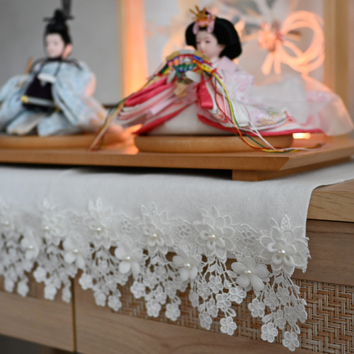 2026年新作【フラワーアート×LEDライト】ウエディング雛飾りセット