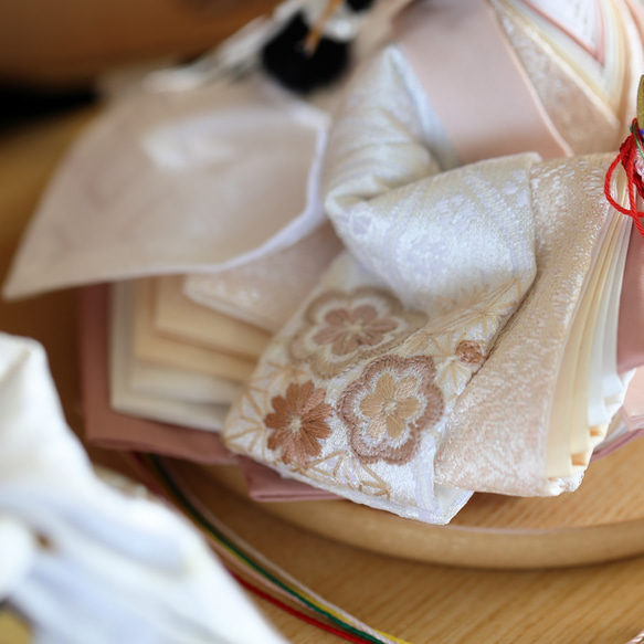 2026年新作★今だけ名前旗プレゼント♪コンパクトdeかわいい収納おひな様♪ 15枚目の画像