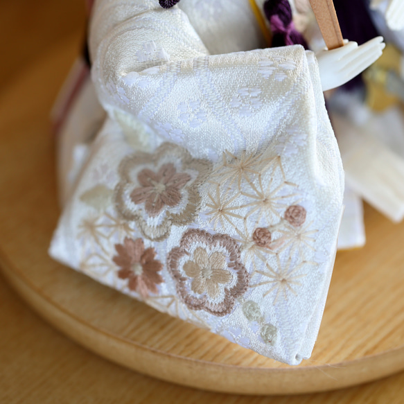 2026年新作★くすみ春色のお雛様♪フラワーアート+LEDライティング 18枚目の画像