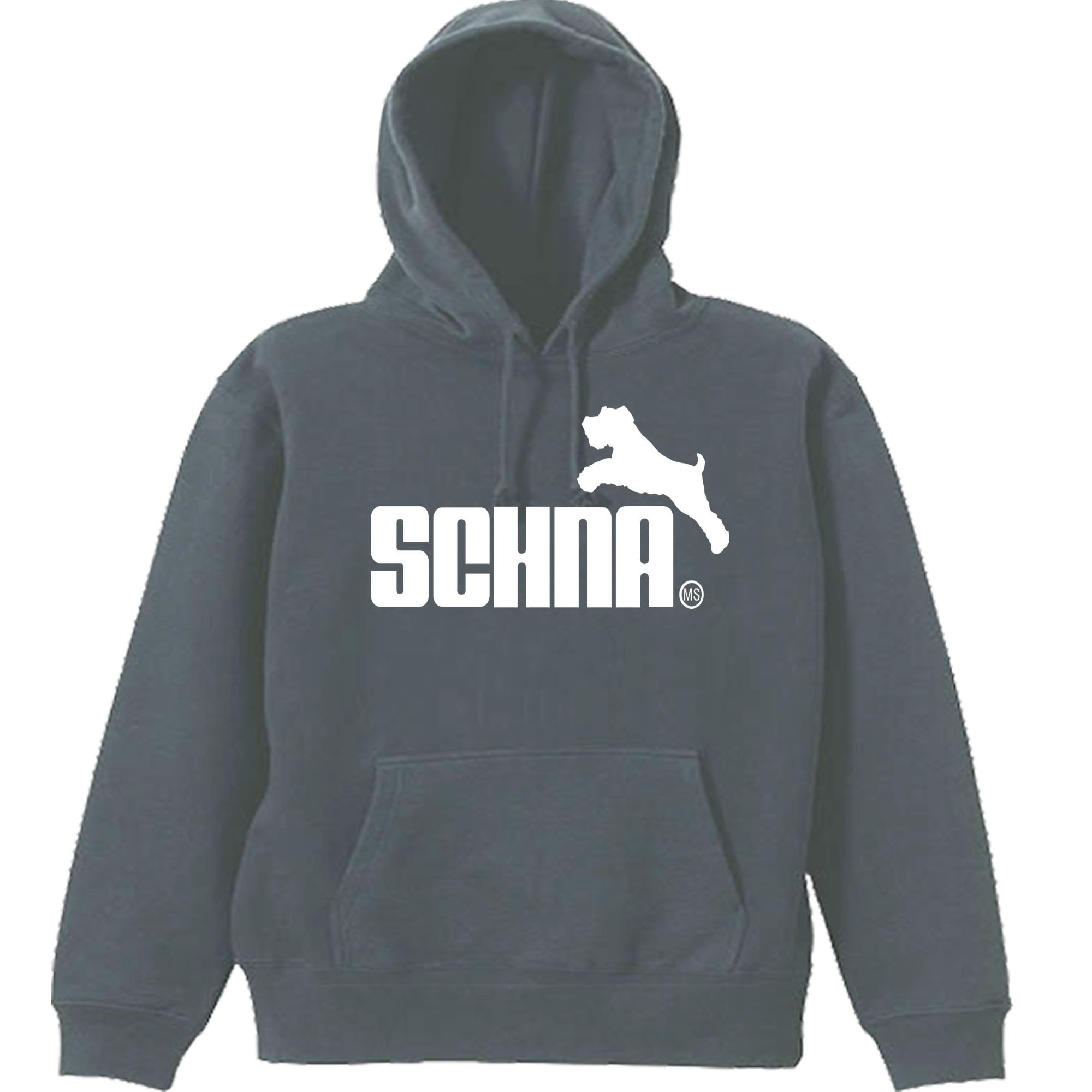 【パロディ/8.4ozパーカー】ジャンプミニチュアシュナウザー長袖 面白い おもしろ プレゼント フード