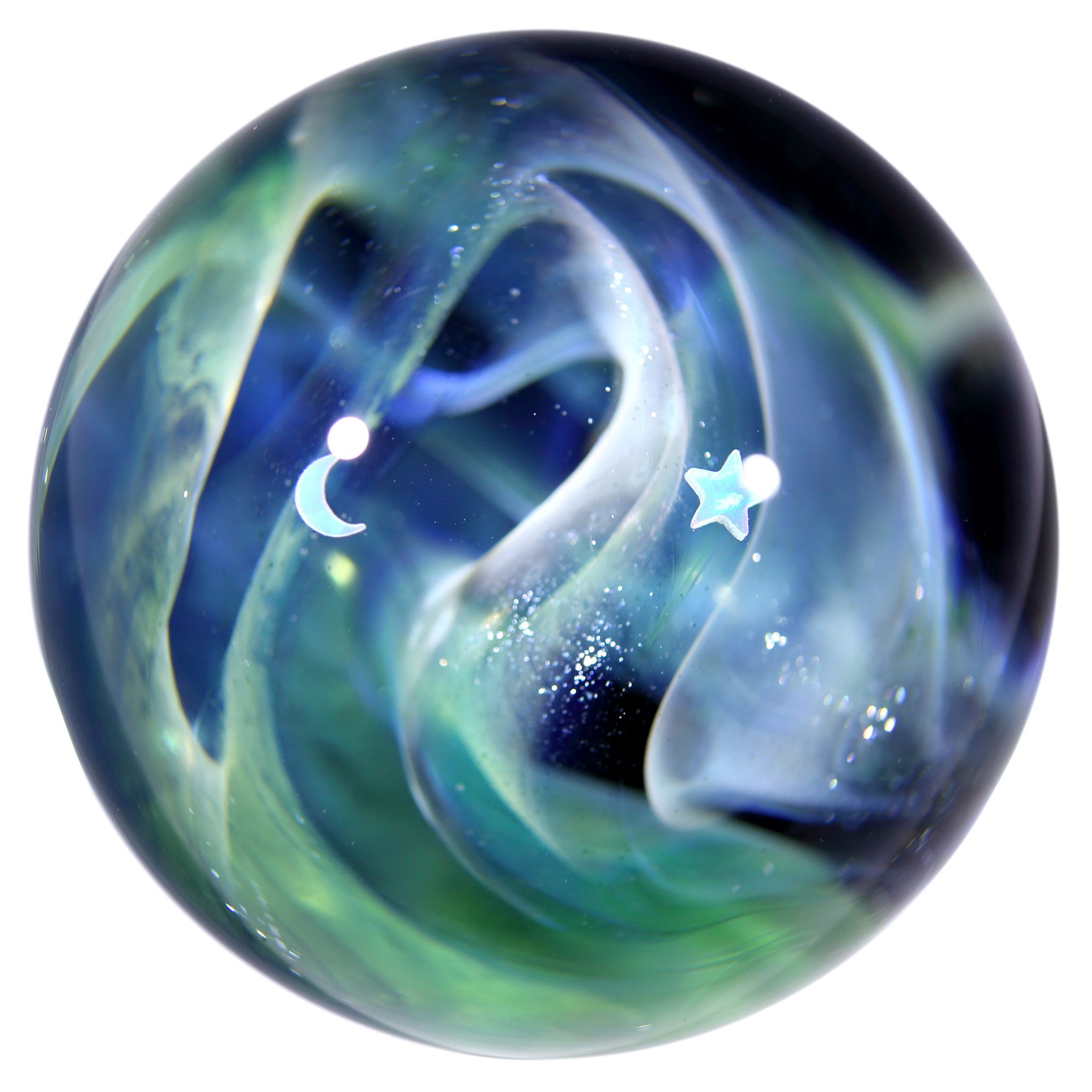 54mm 宇宙ガラスマーブル - オブジェ  no.M262