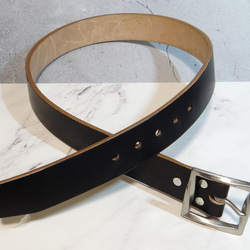 幅45ミリ6ミリ厚ヌメ革ベルトG21バックル 極厚ベルト その他