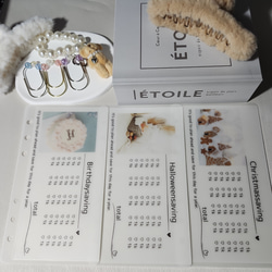 コラージュ素材 30枚入 ＊frame paper card pink＊ [C036] メモ帳