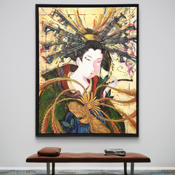 悪魔に魂を売る剣闘士 / モダン画 117×91㎝ キャンバス F50