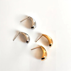 大ぶりドロップピアス(シルバー) サージカルステンレス　雫　しずく　ドロップ　カジュアル　ファッション　デイリー　 11枚目の画像