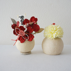 【Creema限定】小さな鏡餅アレンジと迎春の置物 in Box 5枚目の画像