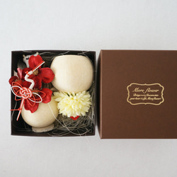 【Creema限定】小さな鏡餅アレンジと迎春の置物 in Box 6枚目の画像