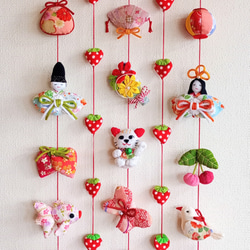 つるし飾り「花」2025'aオリジナル作品 その他インテリア雑貨 愛ーrosy
