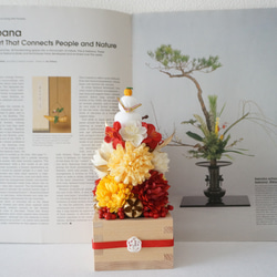 【Creema限定】迎春・鏡餅ツリーの枡飾り 6枚目の画像