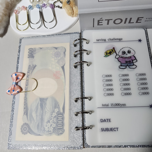 キャラsavingchallengeリフィル☆A6サイズ 手帳 Yunn_saving 通販