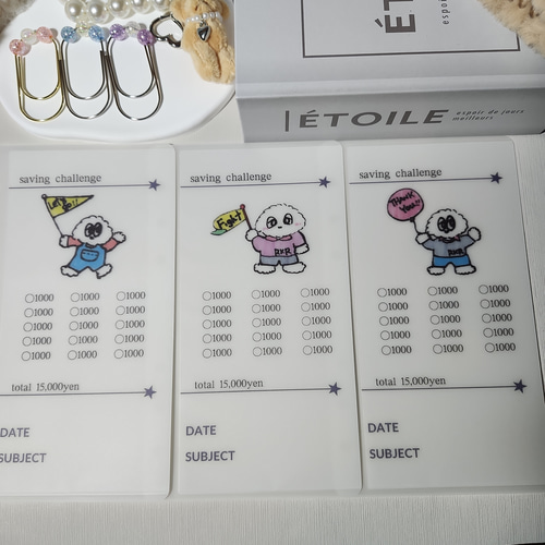 キャラsavingchallengeリフィル☆A6サイズ 手帳 Yunn_saving 通販