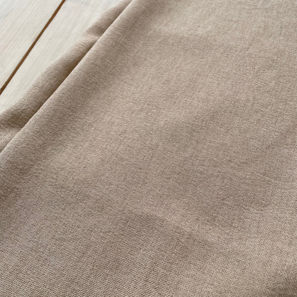 □再販リネンライクナチュラルワッシャーロングワイドパンツ　フラックス★ポケット付  丈調節可能　吸水、速乾、イージーケア 17枚目の画像