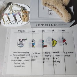 weeklyリフィル5枚セット☆A6サイズ 手帳 Yunn_saving 通販 19938537