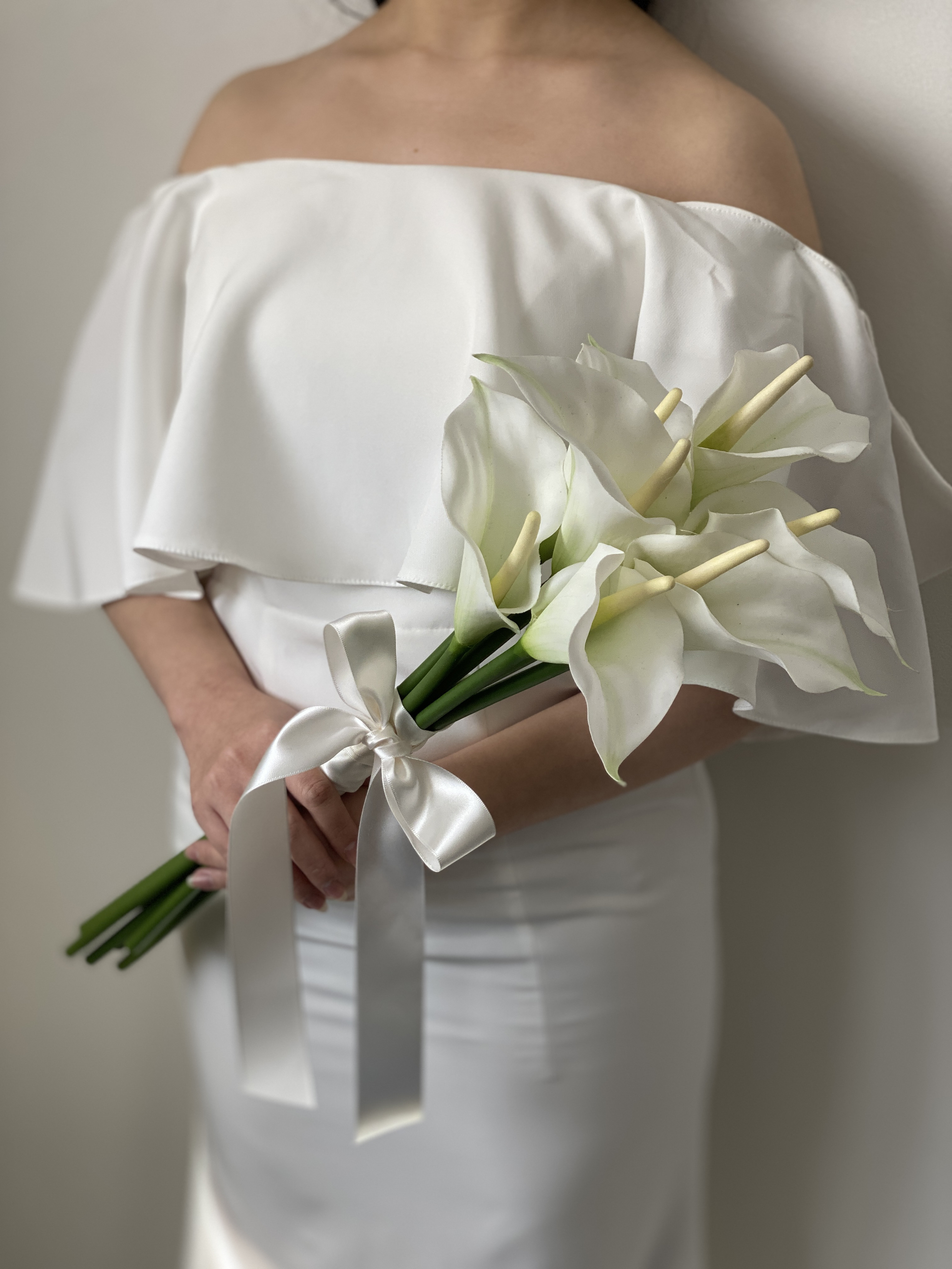 大人気！！カラーリリーウェディングブーケ　ブーケ　ブーケ　アートフィシャルフラワー