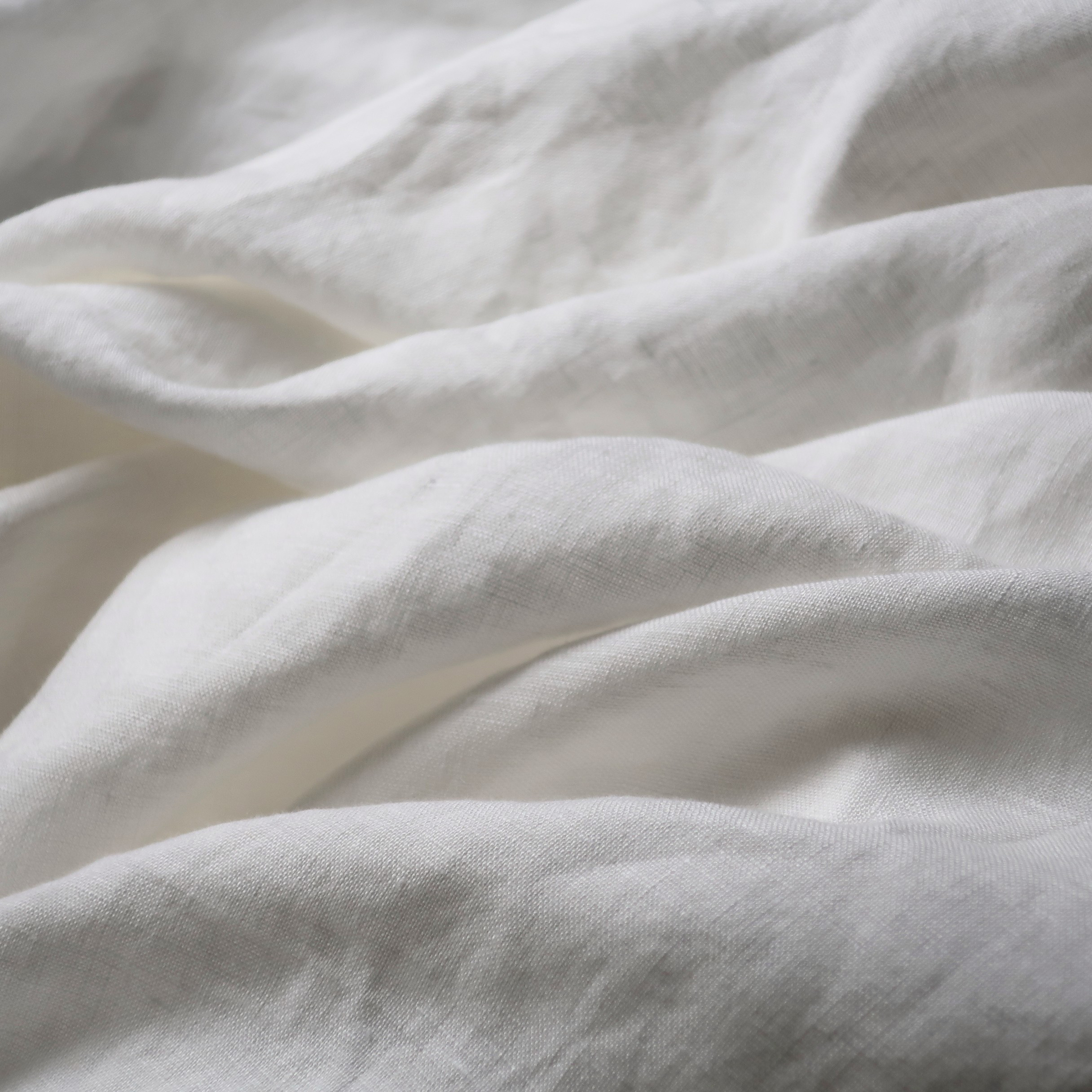 リネンのフラットシーツ/オフホワイト/布団用シングル 幅140cm×長さ260cm/リネン100％