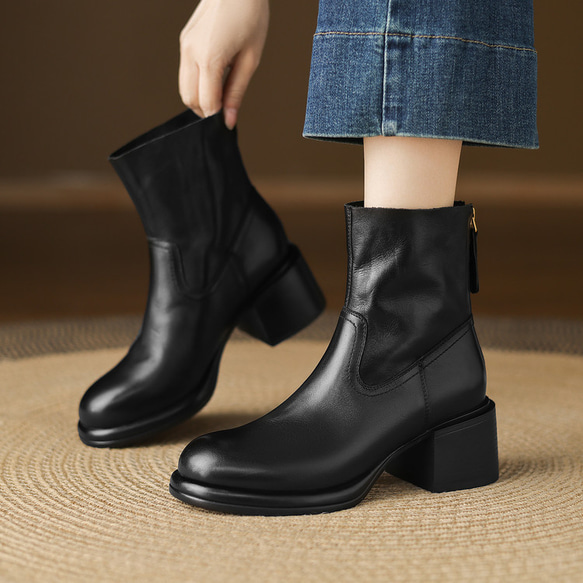 ★25秋冬新作★本革 シンプルなデザイン パンプス レディース 　 MX5377 4枚目の画像