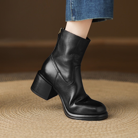 ★25秋冬新作★本革 シンプルなデザイン パンプス レディース 　 MX5377 6枚目の画像