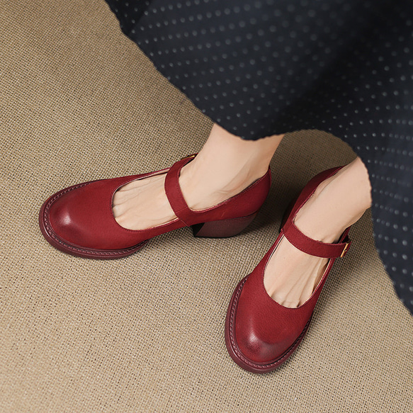 ★25秋冬新作★本革 シンプルなデザイン パンプス レディース 　 MD6205 6枚目の画像