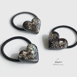 ‪ꫛꫀꪝ⑅‪‪❤︎‬ダブルハートフロラルレジンヘアゴム‪‪❤︎‬⑅BL ꫛꫀꪝ⑅‪‪❤︎‬ダブルハートフロラルレジンヘアゴム‪‪❤︎‬⑅BL‬‬‬‬